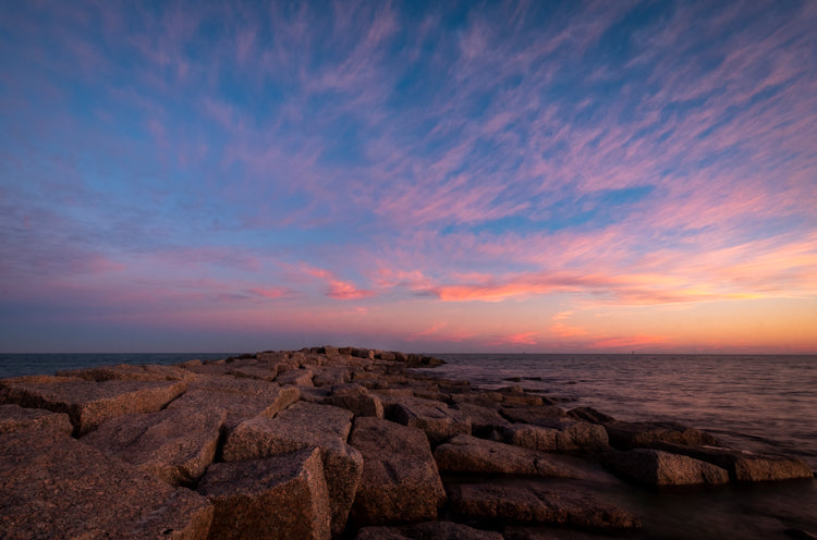 Mustang island sunset