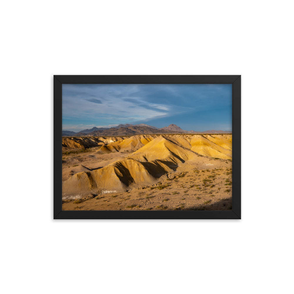 Framed photo paper poster